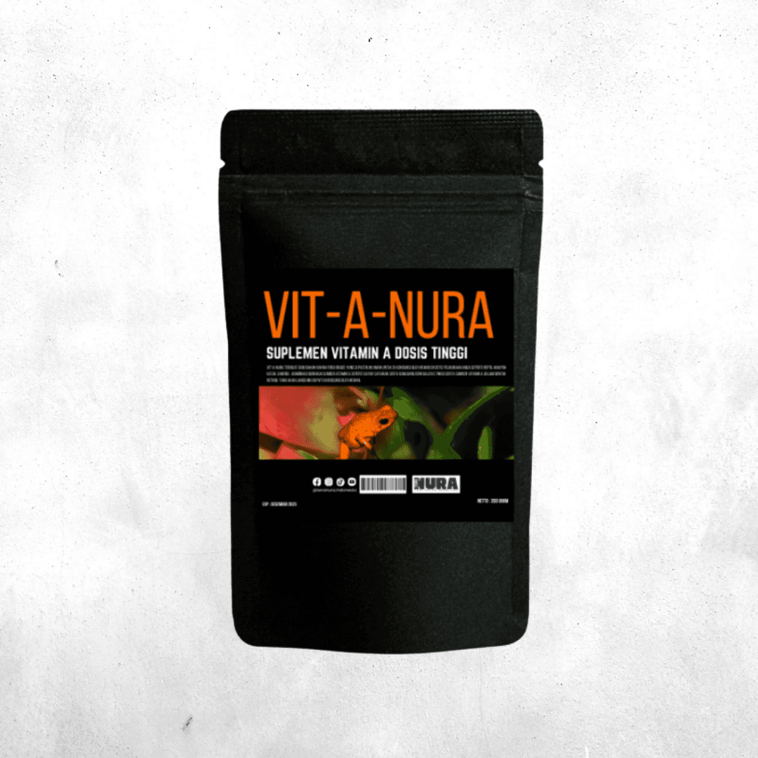 Vit-A-nura – Vitamin A dosis tinggi untuk Reptil dan Amfibi